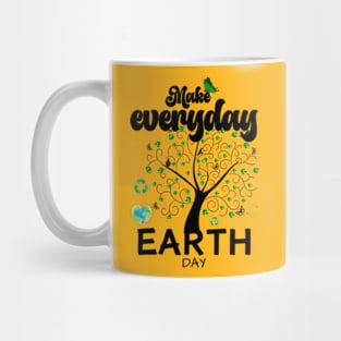 happy funny  earth day 2024 gift april 22 Cute Teacher  Lover Rainbow Mug